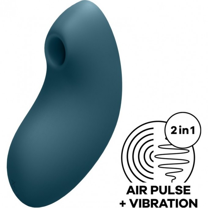 Клиторальный стимулятор SATISFYER VULVA LOVER 2, синий 4018621 Клиторальный стимулятор SATISFYER VULVA LOVER 2, синий 4018621
