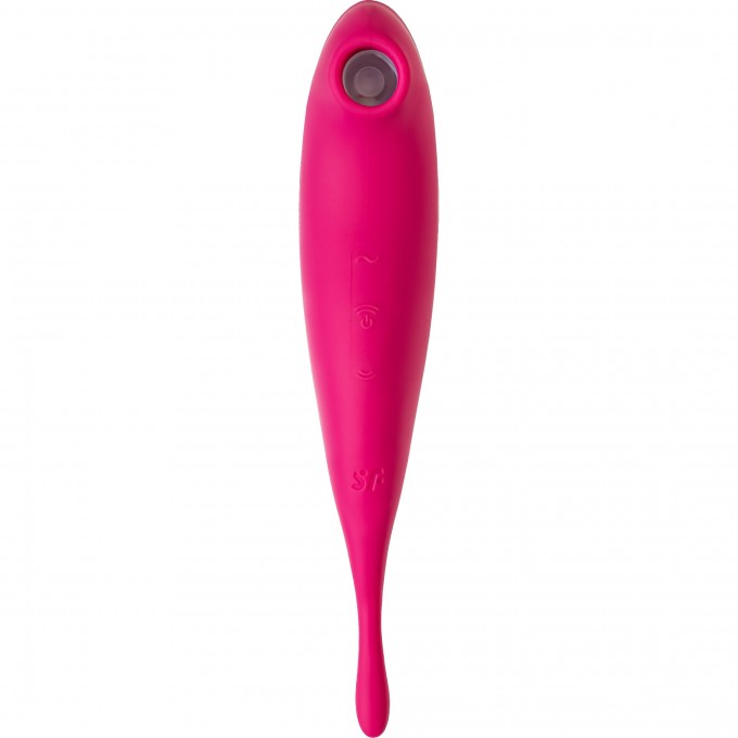 Вакуум-волновой бесконтактный стимулятор клитора SATISFYER Twirling Pro, силикон, красный J2018-305-1 Вакуум-волновой бесконтактный стимулятор клитора SATISFYER Twirling Pro, силикон, красный J2018-305-1