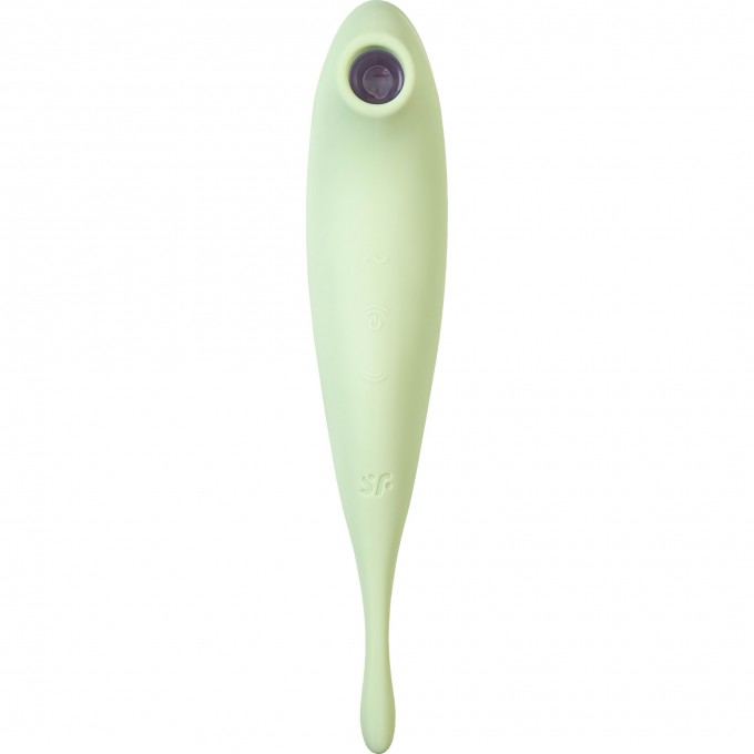 Вакуум-волновой бесконтактный стимулятор клитора SATISFYER Twirling Pro, силикон, зеленый J2018-305-2 Вакуум-волновой бесконтактный стимулятор клитора SATISFYER Twirling Pro, силикон, зеленый J2018-305-2