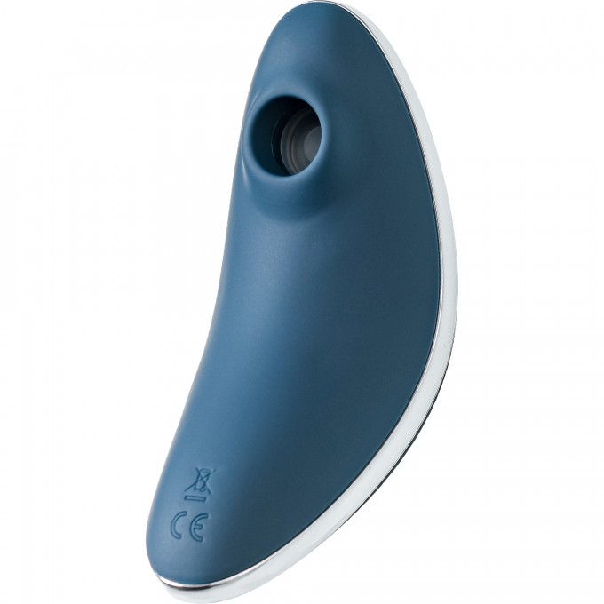 Вакуум-волновой бесконтактный стимулятор клитора SATISFYER Vulva Lover 1, силикон, синий 4018591 Вакуум-волновой бесконтактный стимулятор клитора SATISFYER Vulva Lover 1, силикон, синий 4018591