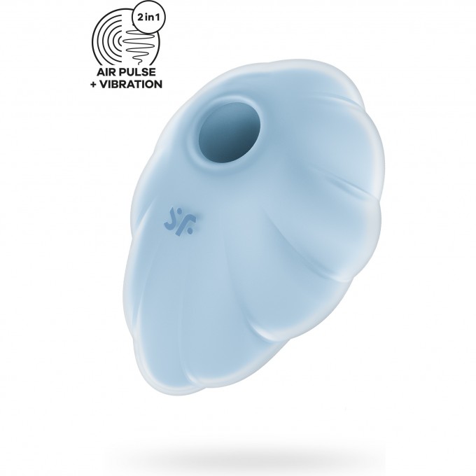 Вакуумный стимулятор клитора SATISFYER CLOUD DANCER, силикон, голубой J2018-275-2 Вакуумный стимулятор клитора SATISFYER CLOUD DANCER, силикон, голубой J2018-275-2