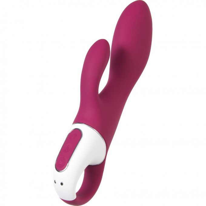 Вибратор SATISFYER Heated Affair с клиторальным стимулятором, красный 4001616 Вибратор SATISFYER Heated Affair с клиторальным стимулятором, красный 4001616